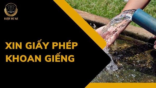 Luật sư tư vấn về quy định khoan giếng hợp pháp